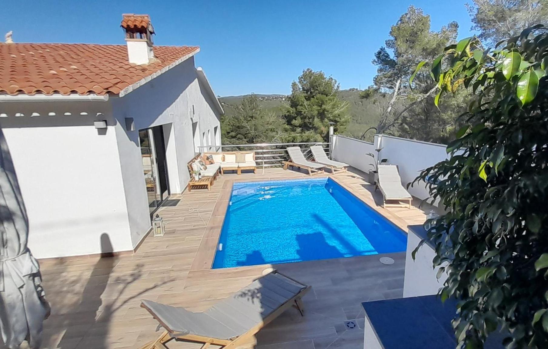 Villa Avril Piscina Privada Y Amplias Terrazas Olivella Exteriör bild