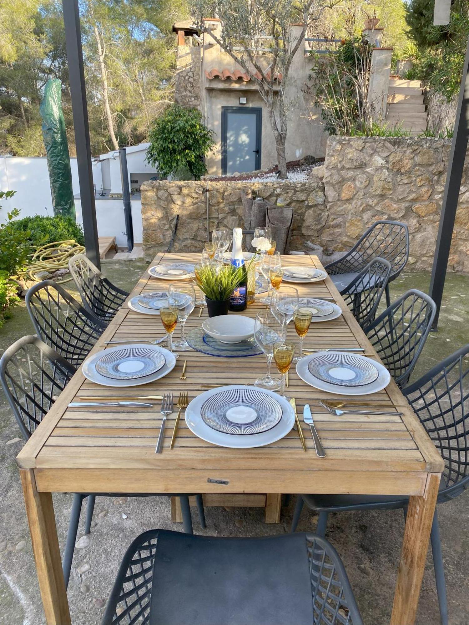 Villa Avril Piscina Privada Y Amplias Terrazas Olivella Exteriör bild